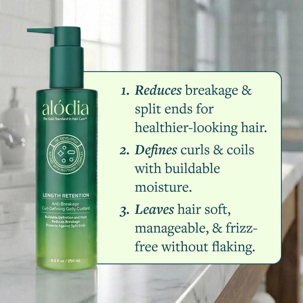 Anti - Breakage Curl Defining Gelly Custard - Alodia Hair Care