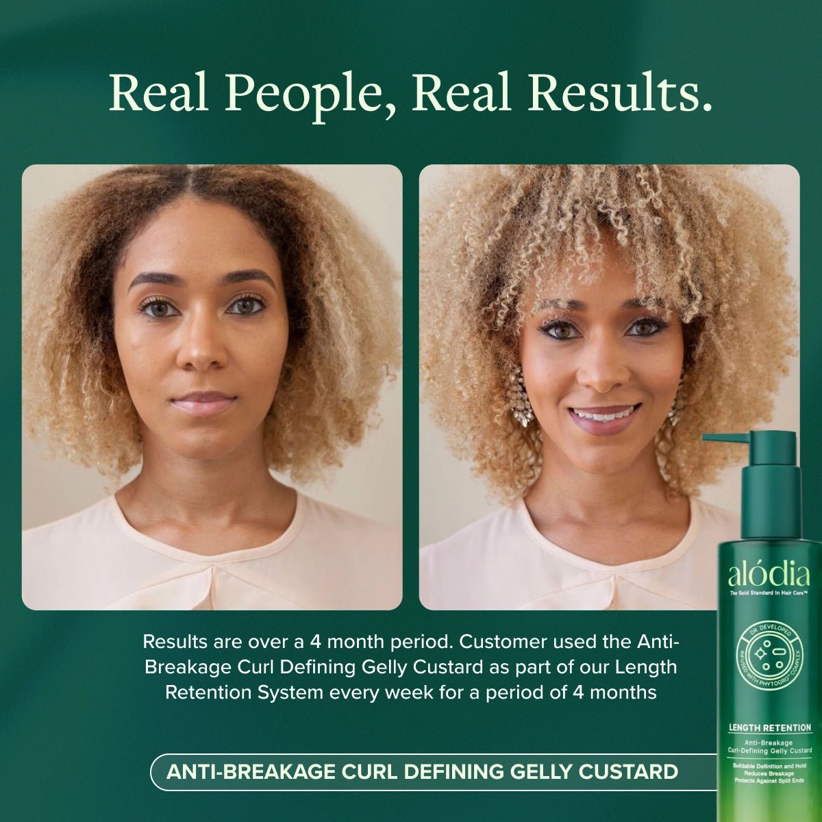 Anti - Breakage Curl Defining Gelly Custard - Alodia Hair Care