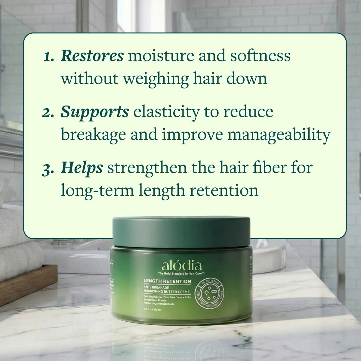 Anti - Breakage Nourishing Butter Creme - Alodia Hair Care