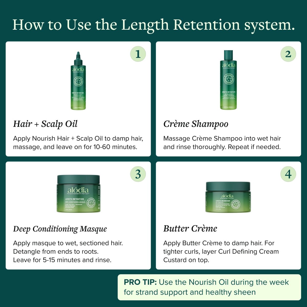 Length Retention System - Alodia Hair Care