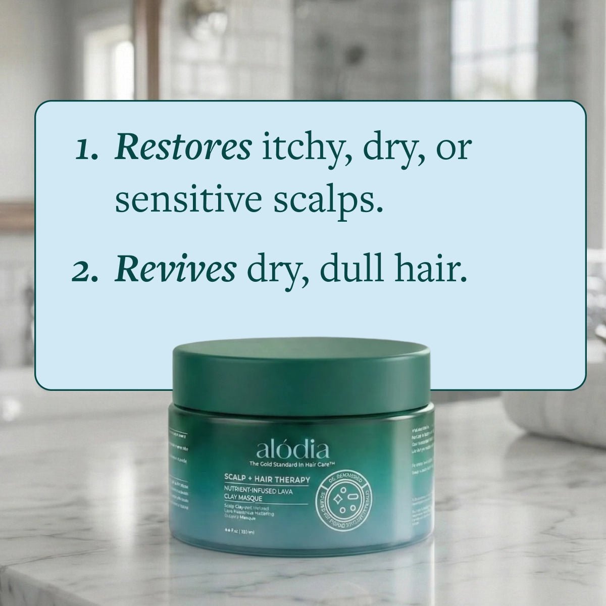 Nutrient Infused Lava Clay Masque - Alodia Hair Care