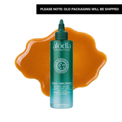 Nutrient Infused Organic Black Soap Wash - Alodia Hair Care