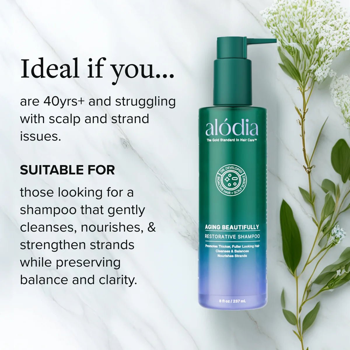 Restorative Shampoo - Alodia Hair Care