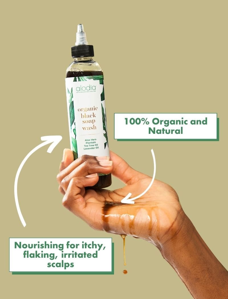 Nourish & Heal Organic Black Soap Wash - Alodia Hair Care